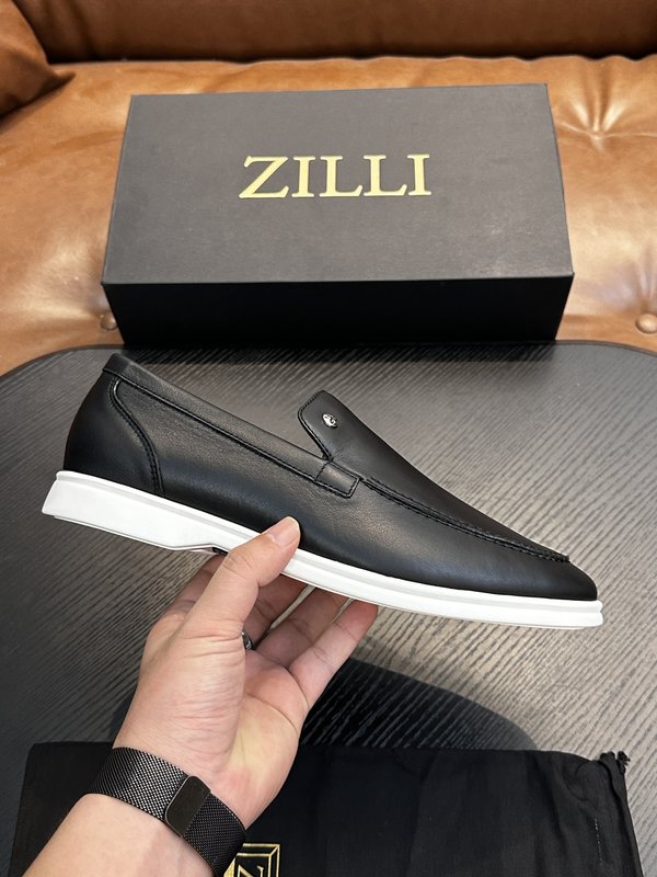 Zilli 이탈리아 수제 송아지 가죽 남성 구두 001-218792