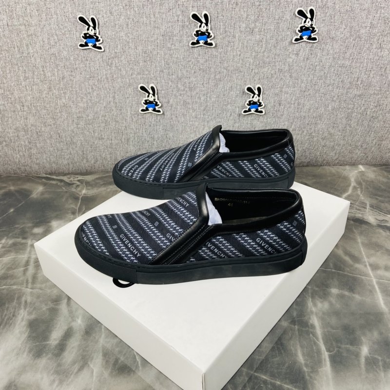 지방시 블랙 코팅 캔버스 레이저 컷 운동화 001-218814