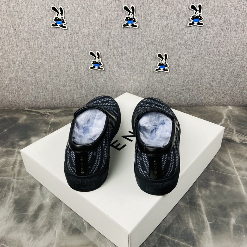 지방시 블랙 코팅 캔버스 레이저 컷 운동화 001-218814