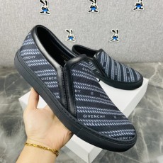 지방시 블랙 코팅 캔버스 레이저 컷 운동화 001-218814