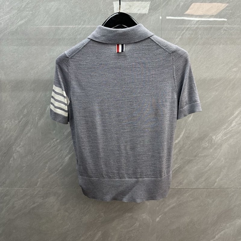 톰브라운 4 바르 메리노 울 폴로 셔츠 001-219444