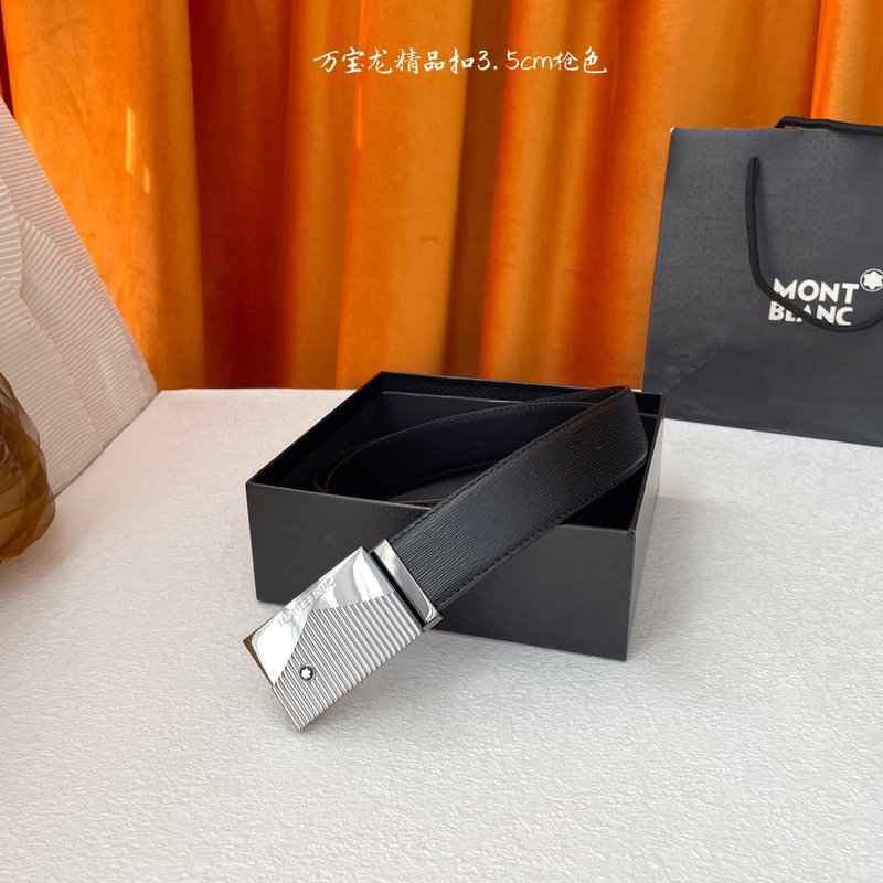 몽블랑 남성용 수입 소가죽 벨트 001-219451