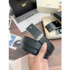 몽블랑 오토매틱 버클 남성 비즈니스 벨트 001-219466