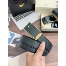 몽블랑 자동 버클 벨트 3.4cm 폭 001-219467