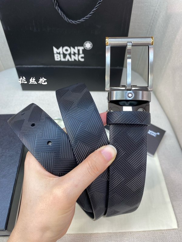 몽블랑 소가죽 압화 비즈니스 캐주얼 벨트 001-219473