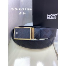 몽블랑 소 가죽 핀 버클 비즈니스 벨트 001-219475