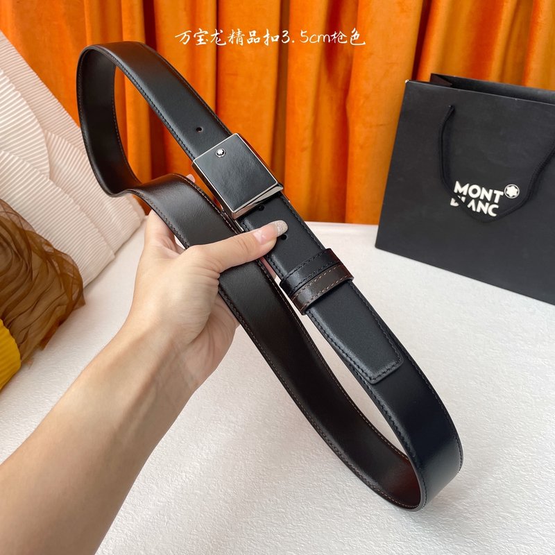 몽블랑 남성용 수입 소가죽 벨트 비즈니스 스타일 001-219478