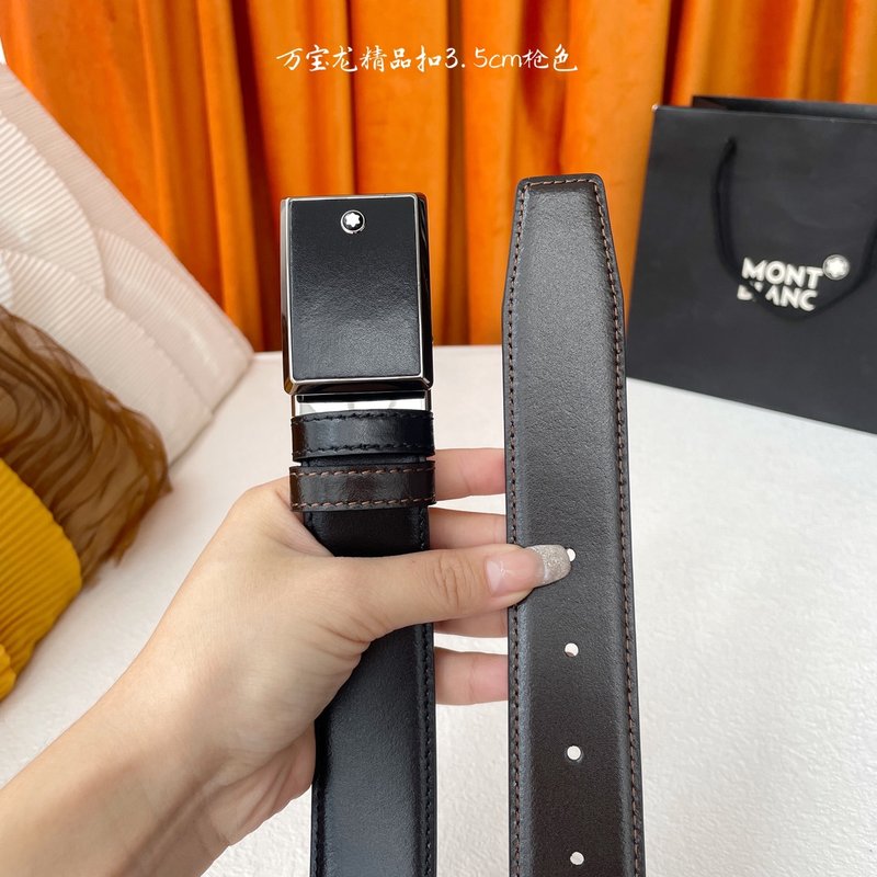 몽블랑 남성용 수입 소가죽 벨트 비즈니스 스타일 001-219478