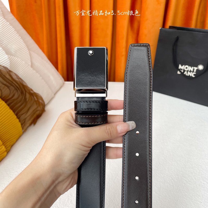 몽블랑 남성용 수입 소가죽 벨트 001-219479