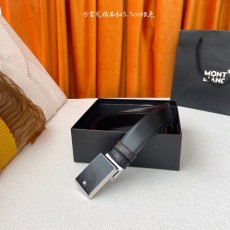 몽블랑 남성용 수입 소가죽 벨트 001-219479