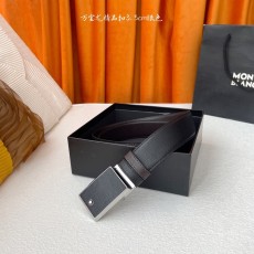 몽블랑 남성용 수입 소가죽 벨트 비즈니스 와이드 001-219480