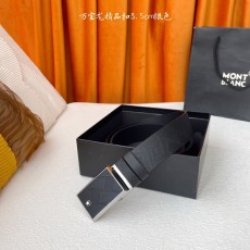 몽블랑 남성용 수입 소가죽 벨트 3.5cm 001-219482