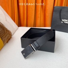 몽블랑 남성 수입 송아지 가죽 비즈니스 벨트 001-219484