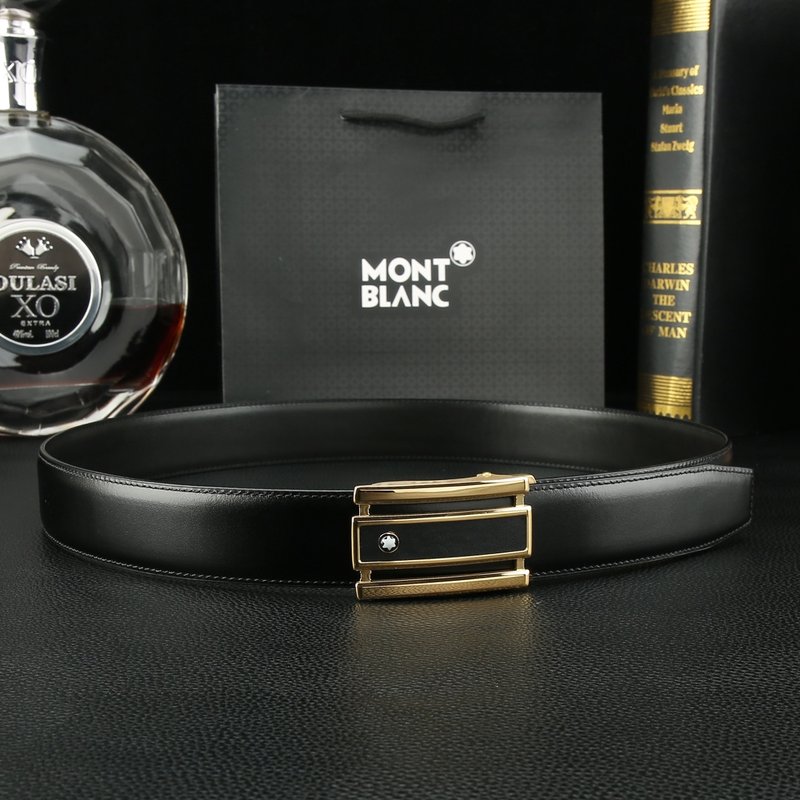 몽블랑 이탈리아 소가죽 오토백킹 벨트 001-219485