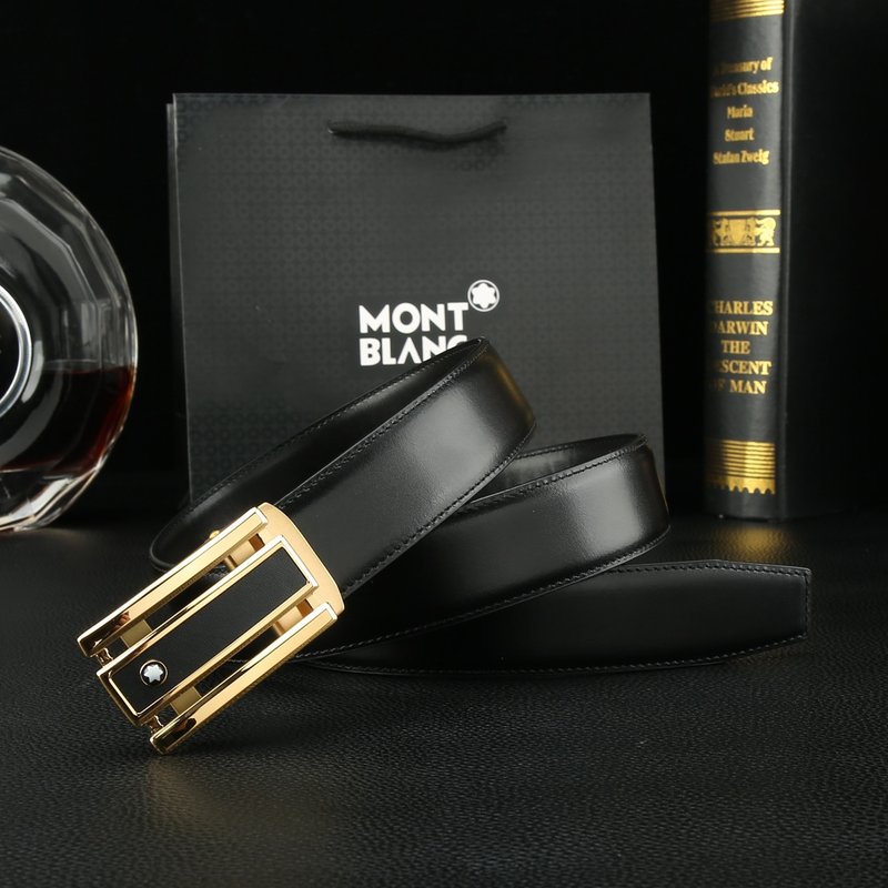 몽블랑 이탈리아 소가죽 오토백킹 벨트 001-219485