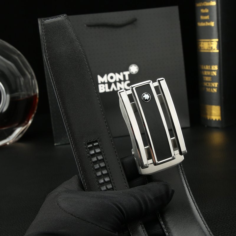 몽블랑 이탈리아 소가죽 오토백킹 벨트 001-219485