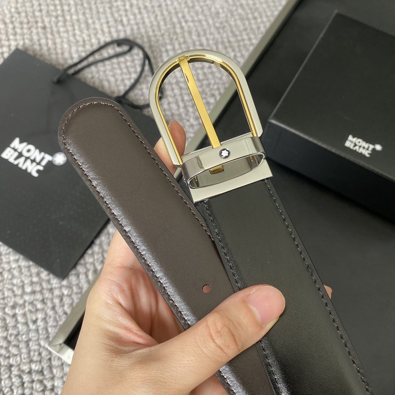 몽블랑 간시오 하드웨어 조절 벨트 3.5cm 001-219513