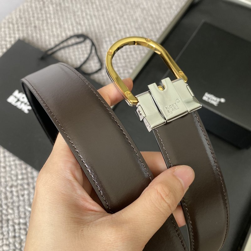몽블랑 간시오 하드웨어 조절 벨트 3.5cm 001-219513