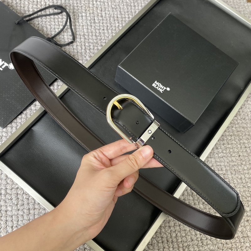 몽블랑 간시오 하드웨어 조절 벨트 3.5cm 001-219513