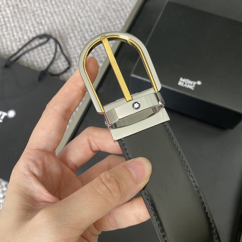 몽블랑 간시오 하드웨어 조절 벨트 3.5cm 001-219513