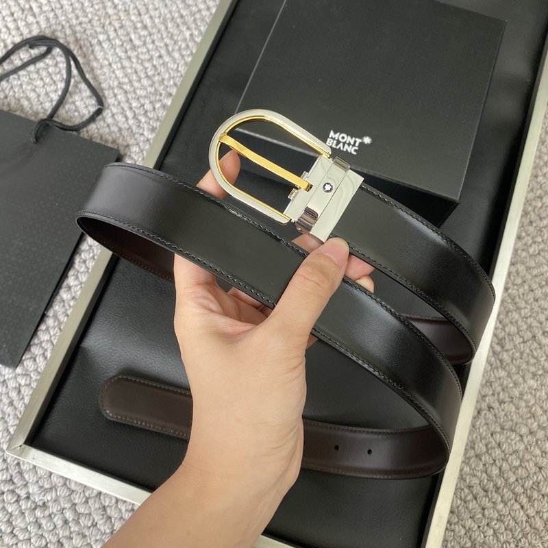 몽블랑 간시오 하드웨어 조절 벨트 3.5cm 001-219513