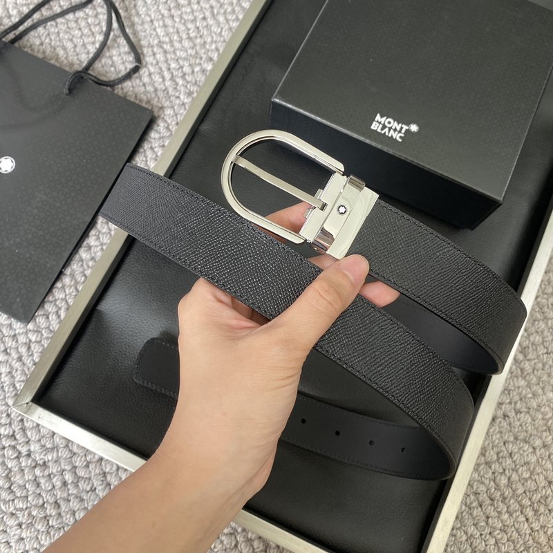 몽블랑 Gancio五金 조절식 벨트 3.5cm 001-219514