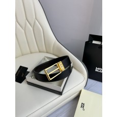 몽블랑 소 가죽 비즈니스 캐주얼 벨트 001-219521