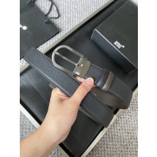 몽블랑 이탈리아专柜 정품 간시오 버클 벨트 001-219534