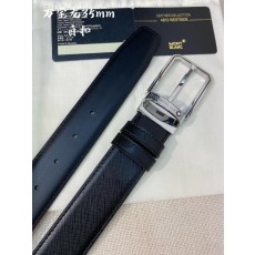 몽블랑 소 가죽 비즈니스 캐주얼 벨트 001-219542