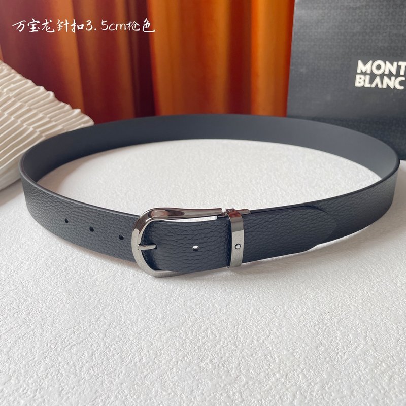 몽블랑 남성용 수입 소가죽 벨트 001-219547