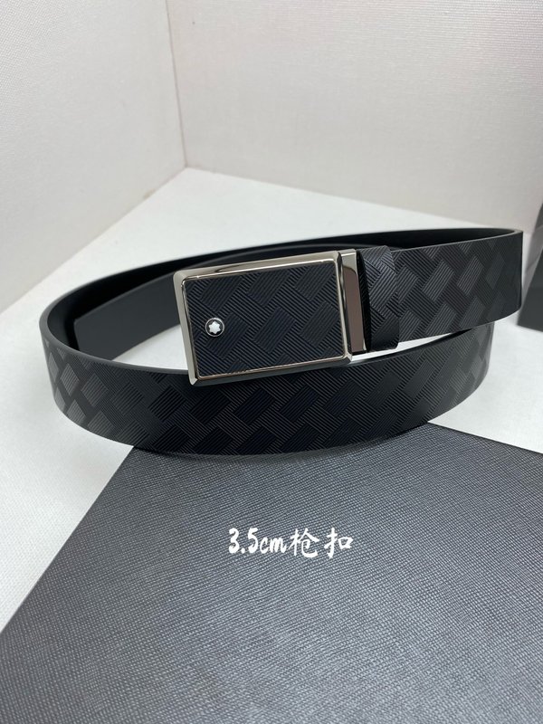 몽블랑 소 가죽 핀 버클 비즈니스 캐주얼 벨트 001-219565