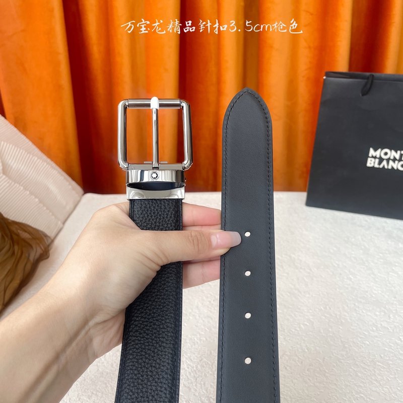 몽블랑 남성 수입 소가죽 벨트 001-219570