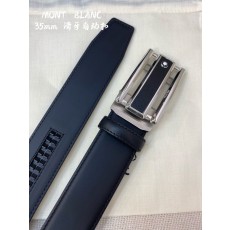 몽블랑 남성용 자동 벨트 34MM 폭 스틸 버클 001-219576