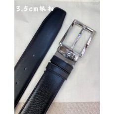 몽블랑 소 가죽 핀 버클 비즈니스 캐주얼 벨트 001-219580