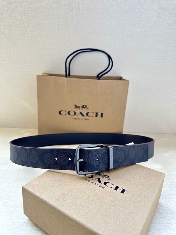 COACH 양면 스포츠 송아지 가죽 커스터마이즈 벨트 001-219595