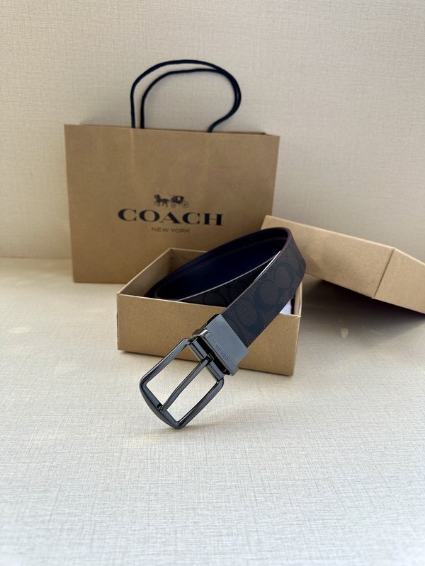 COACH 양면 스포츠 송아지 가죽 커스터마이즈 벨트 001-219595