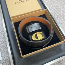 코치 패션 버클 핀 벨트 3.5cm 폭 001-219602