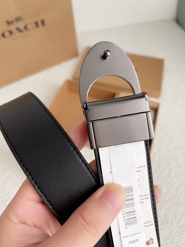 코치 3.7cm 더블 버클 벨트 001-219604