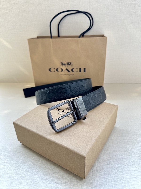 COACH 양면 스포츠 송아지 가죽 커스터마이즈 벨트 001-219608