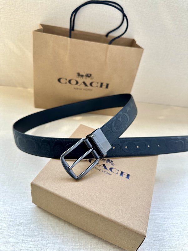 COACH 양면 스포츠 송아지 가죽 커스터마이즈 벨트 001-219608