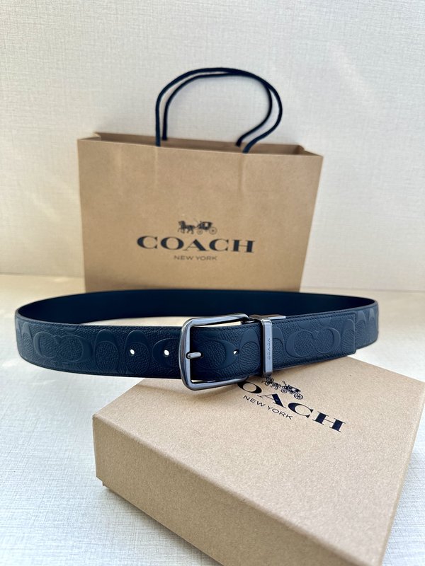 COACH 양면 스포츠 송아지 가죽 커스터마이즈 벨트 001-219608