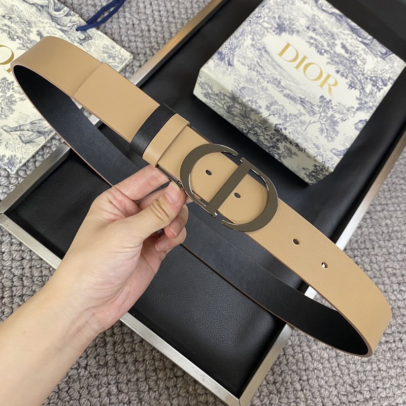 디올 Dior 여성용 가죽 벨트 패션 벨트 001-219639