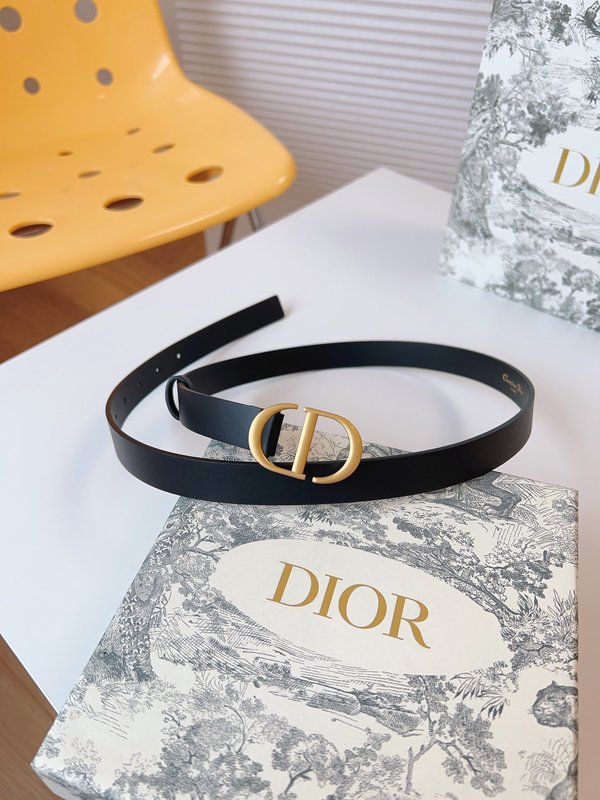디올 Dior 새들 벨트 소가죽 빈티지 골드 버클 001-219646