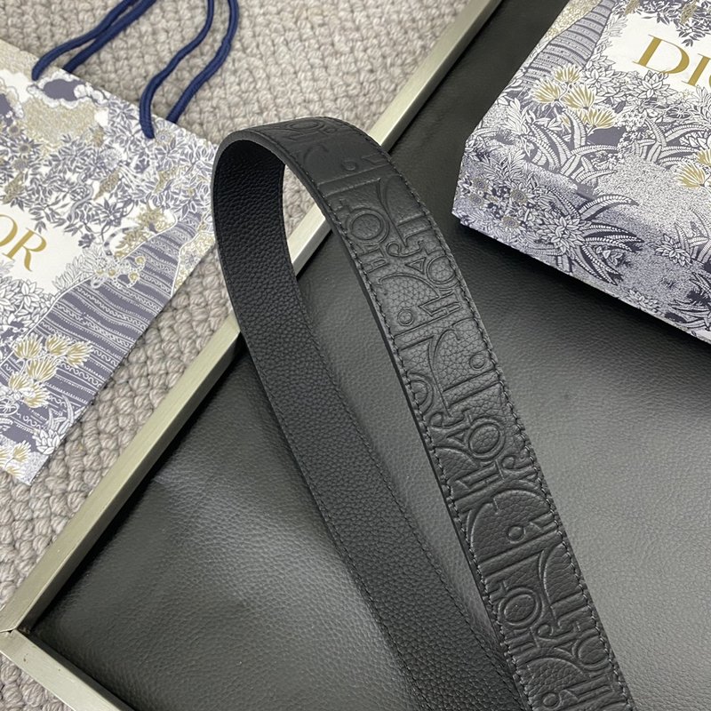디올 DIOR 클래식 CD 버클 소 가죽 벨트 001-219673