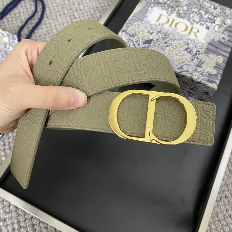 디올 Dior 신규 가죽 레터 벨트 3.5CM 001-219679