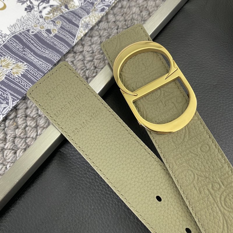 디올 Dior 신규 가죽 레터 벨트 3.5CM 001-219679