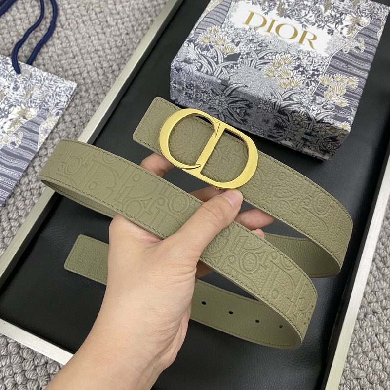 디올 Dior 신규 가죽 레터 벨트 3.5CM 001-219679