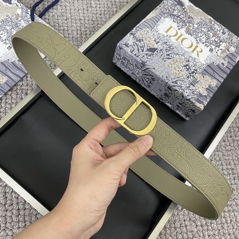 디올 Dior 신규 가죽 레터 벨트 3.5CM 001-219679