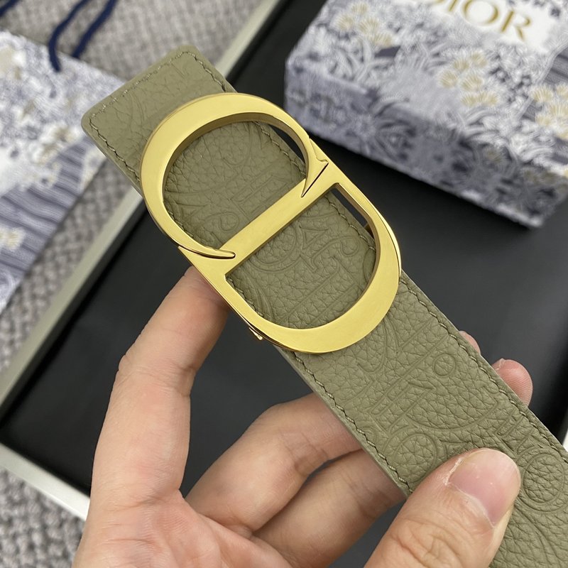 디올 Dior 신규 가죽 레터 벨트 3.5CM 001-219679