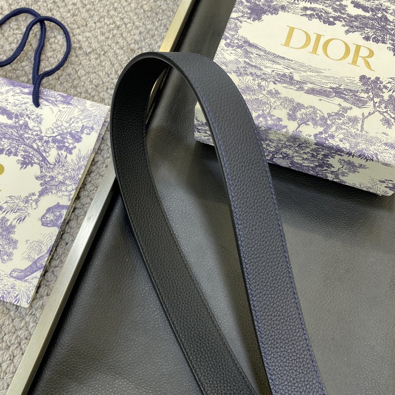 디올 DIOR 클래식 CD 버클 소 가죽 벨트 001-219682